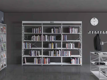 SOCRATE BIBLIOTECH - Open freestanding metal office shelving by Caimi Brevetti - view 2